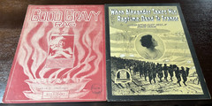 8 Vintage Sheet Music Rags – All Complete – Some Loose Covers – See Ad Info