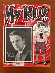 My Kid sheet music, 1924, featuring Charles Purcell