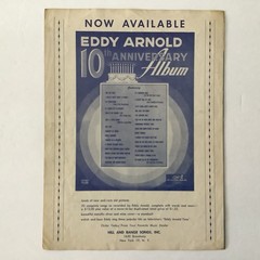 Carl Perkins “Blue Suede Shoes” 1956 Sun Records Vintage Sheet Music