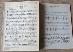 BRAHMS SONATA FOR PIANO & VIOLIN OP 78 URTEXT SHEET MUSIC BOOK (1973) AUSTRIA