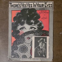There&rsquo;s Yes Yes In Your Eyes Sheet Music Piano Voice Jerome Remick Popular