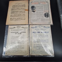 Vintage Sheet Music Lot 14 Songs Irving Berlin James Cagney Yankee Doodle Dandy
