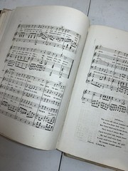 Antique Victorian Leather Bound Sheet Music Book Carrie L. Colton Many Songs
