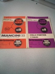 Cole Porter 51 ,Mancini Club Series No.11 & No.12 Piano/Organ Books – Chappell