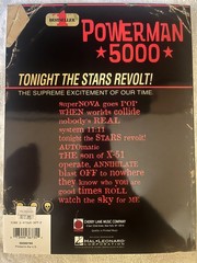 Powerman 5000 – Tonight the Stars Revolt – Guitar Tab / Tablature Book