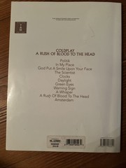 COLDPLAY “ A Rush of Blood to the Head » Songbook Sheet Music Piano