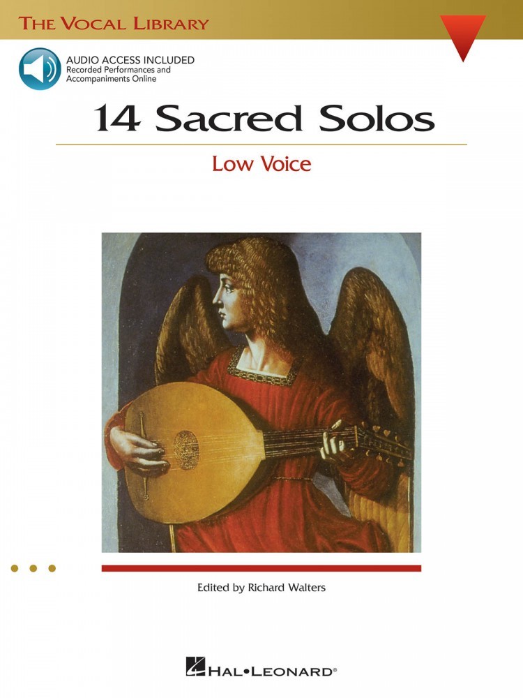 14 Sacred Solos The Vocal Library Low Voice Sheet Music Book NEW 000740293