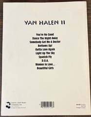 Van Halen II Guitar Vocal Tablature Tabs Book Songbook Cherry Lane Music 1992