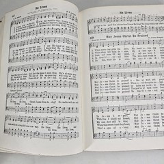 All-American Church Hymnal Piano Organ Solo Singer Christian Songbook Music Vtg