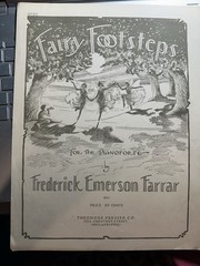 I 1907 9×12 FAIRY FOOTSTEPS Sheet Music by Farrar