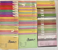 The Organist, Huge Lot Of 90 Issues, Lorenz Church Sheet Music- Mixed 1973-2004