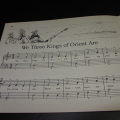 Vintage Christmas Carol Book For Children by Thomas Music Co. 1952