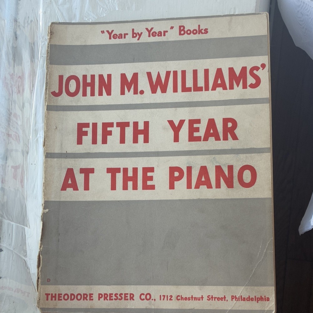 John M. Williams Piano Sheet Music Book Classical Theodore Presser Co.