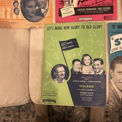 5 Movie Sheet music 20th Century-Fox State Fair, Iceland, Nob Hill, Coney Island