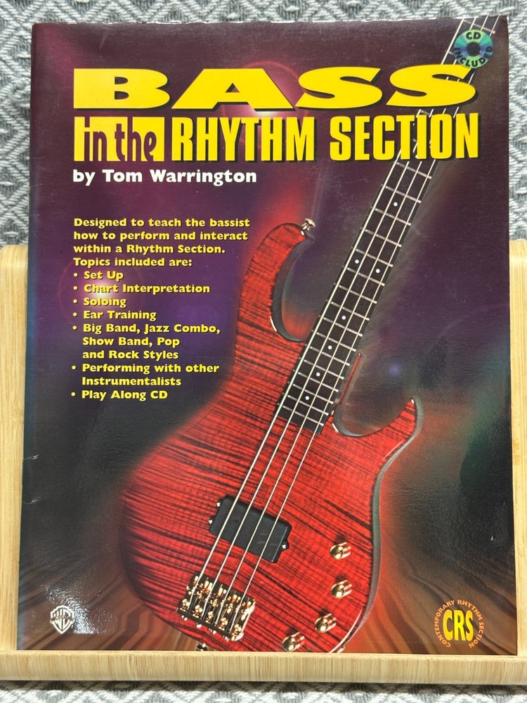 Bass in The Rhythm Section Sheet Music Book with CD