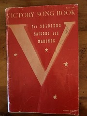 WW II Victory Patriotic And Fun Song Book For Soldiers Sailors Marines 1942 USA