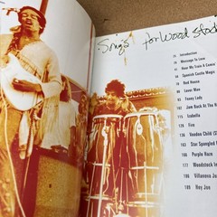 Jimi Hendrix Live at Woodstock Guitar Music Tablature Tab Book Free Shipping