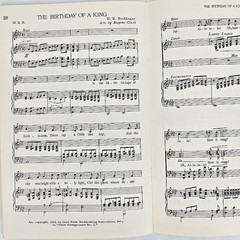 Choir Arrangements No. 2 Back To The Bible Choir Songbook Christian 1958 Vintage