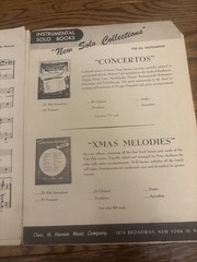 Accordion No. 10 Solos Trumpet, Clarinet, Saxophone Accordion Hansen Music Sheet