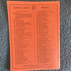 Sankey Carmen Fantasy Themes from Bizet String Bass/Piano Sheet IMC 3339