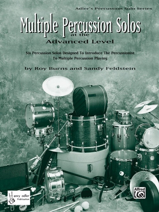 ALFRED Multiple Percussion Solos BOOK AT THE ADVANCED LEVEL BURNS FELDSTEIN NEW