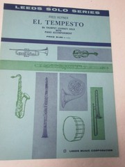 Fred Kepner El Tempestro B Flat Trumpet (Cornet) with Piano Sheet Music Leeds Co