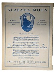 Blue Jeans – 1920 sheet music, Fox Trot song, country girl in overalls cover art