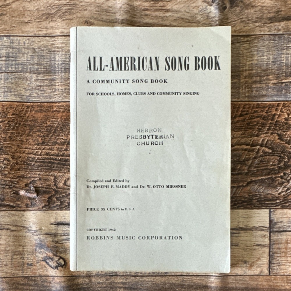 Robbins Music Corporation All-American Song Book Piano Folk Popular Patriotic