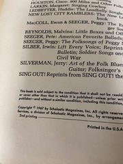 Folksong Festival 47 Favorites to Play, Irwin Silber 1967 TJ 932 Scholastic