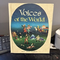 Voices Of The World Piano And Vocal Music Hardcover Book Vintage 1963