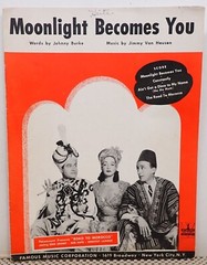 Moonlight Becomes You – Johnny Burke & Jimmy Van Heusen – Sheet Music 1942