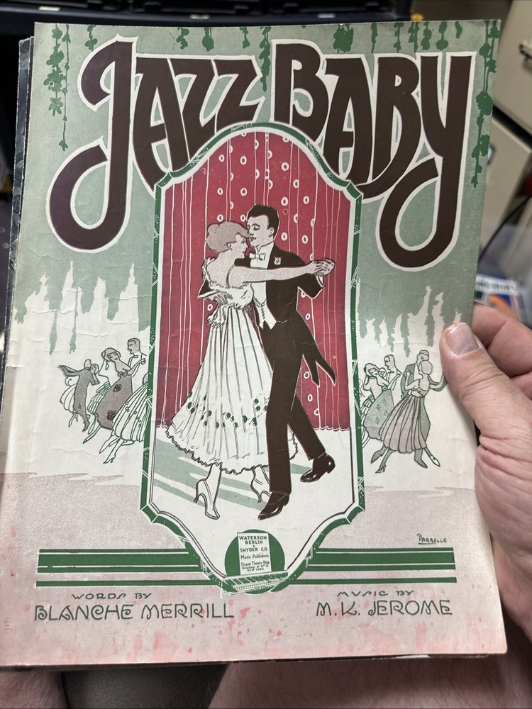 D 4-pack 9×12 Various Decades Sheet Music (ALL US PRESSINGS)