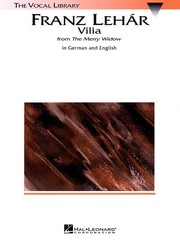 Vilia The Merry Widow Song by Franz Lehar for Piano Vocal Sheet Music Lyrics