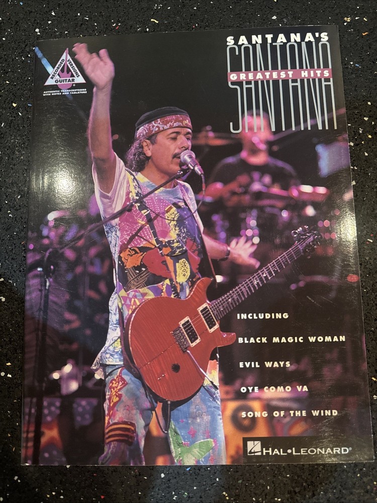 Santana Greatest Hits Guitar Songbook Hal Leonard TAB Black Magic Woman LN