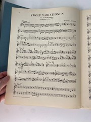 Mozart Variations for Piano & Violin Henle Verlag Urtext Edition VTG Sheet Music