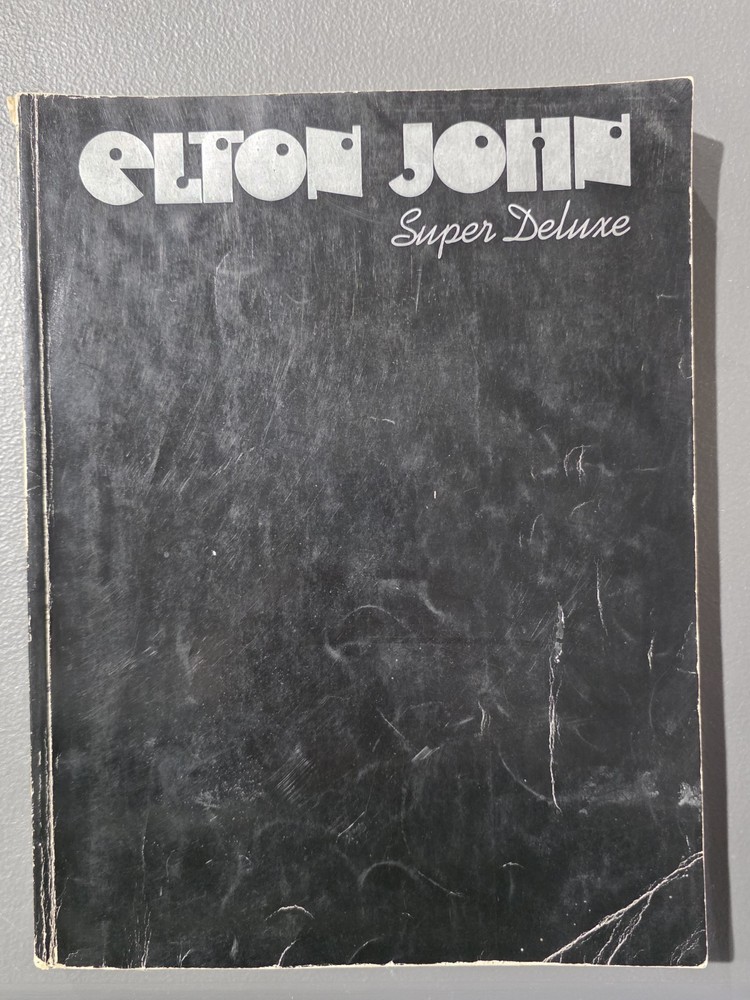 Vintage Elton John Super Deluxe Songbook 1977 Dick James Music