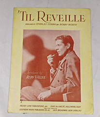 &lsquo;Til Reveille 1941 Sheet Music Rudy Vallee Stanley Cowan Bobby Worth WWII