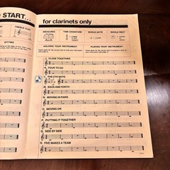 Best In Class Clarinet Book 1 Bruce Pearson Comprehensive Band Method Vintage