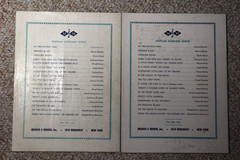 WAY BACK IN 1939 AD Sheet Music Lot (2) Three After Three Carmichael Art Deco