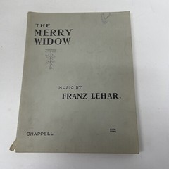 Franz Lehar: The Merry Widow (Vocal Score) 1907 pbk