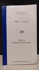 Vintage 1991 Fellowship Songs Of The IBM Booklet International Business Machine