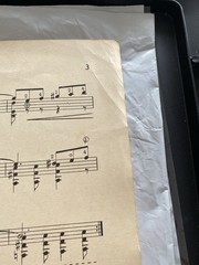 Vtg Andres Segovia Melody Classical Guitar Solo Sheet Music Song Transcriptions