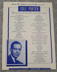 1953 I AM IN LOVE CAN-CAN Cole Porter Frank Sinatra Shirley MacLaine Sheet Music