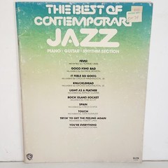 Vintage 1977 The Best Of Contemporary Jazz Sheet Music 10 Songs Songbook