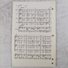 RARE 1959 Vtg « JESUS, MY GREAT PLEASURE » J. S. BACH Motets for Mixed Voices