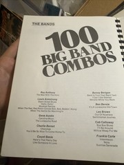 Eb Songbook 101 Big Band Combos Alto Saxophone Horn Flute Clarinet Comb Bound VG