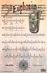 Instrumental Fingering Chart Poster for Euphonium * Ships from the publisher!