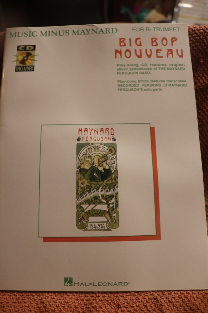 Trumpet & CD: Music Minus Maynard – Big Bop Nouveau – New – Pub Price $17.95