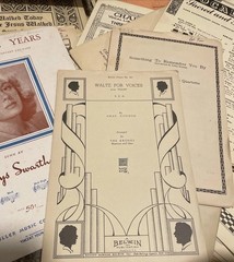 16.5lbs Of OLD SHEET MUSIC LOT 1900-1950s– SEE PHOTOS