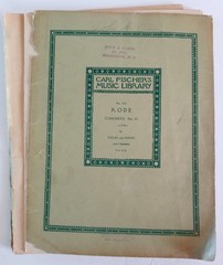 6 Pc Lot 1900s Violin Sheet Music & Books Piano Accompaniment Famous Composers